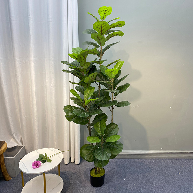Home Office Layout - Plantas Artificiais De Grande Árvore De