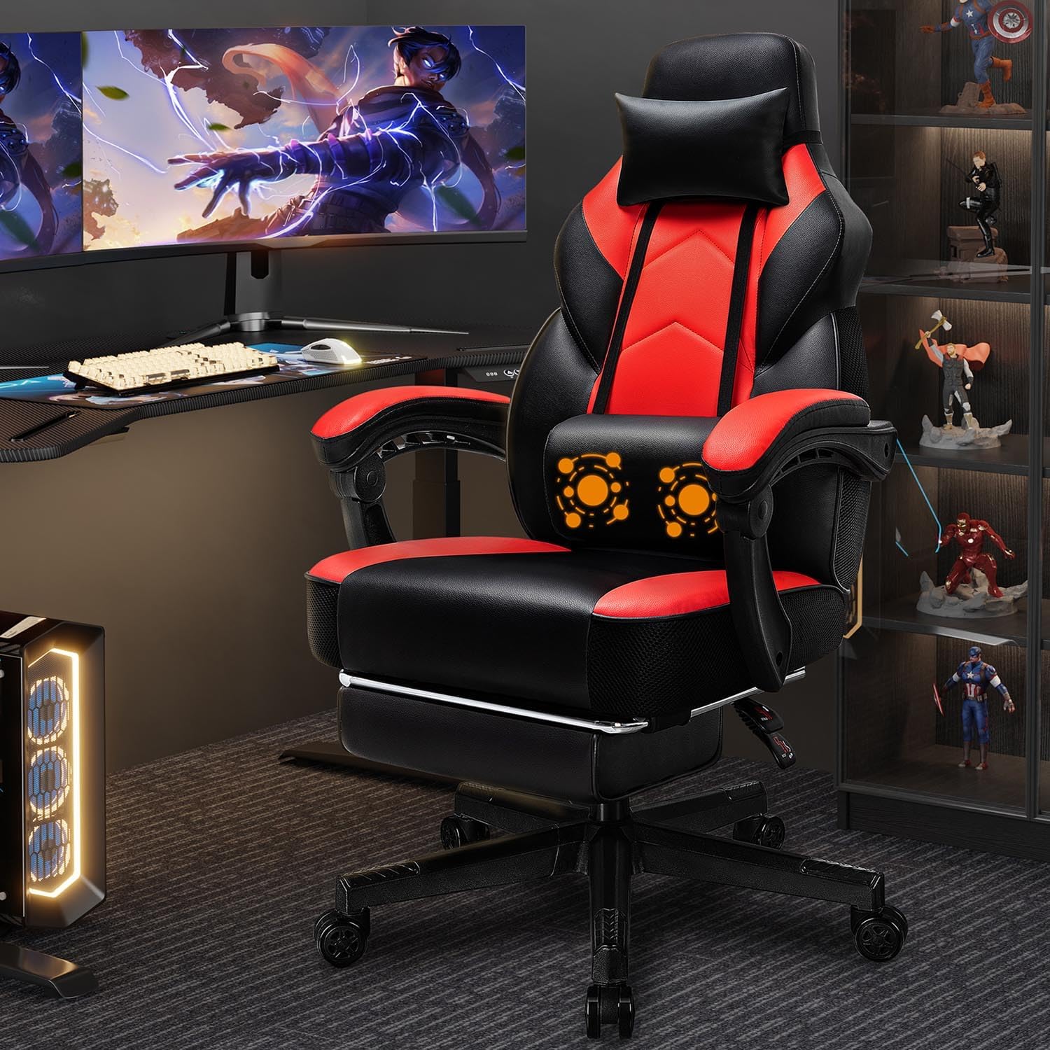 Ergonomic Office Chair - Cadeira Gamer com Apoio para os