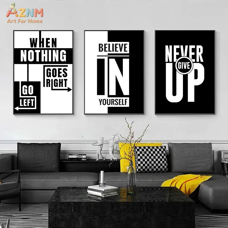 Home Office Room Inspiration - AZNM – Quadro decorativo em tela