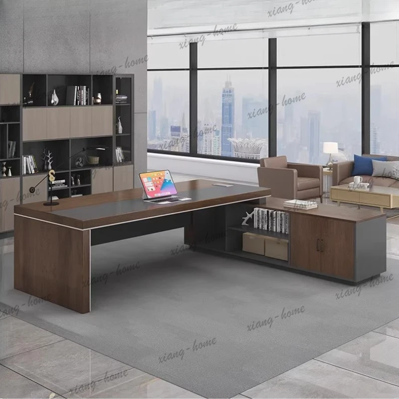 Home Office Work Table - Mesa de Estudo e Computador Preta