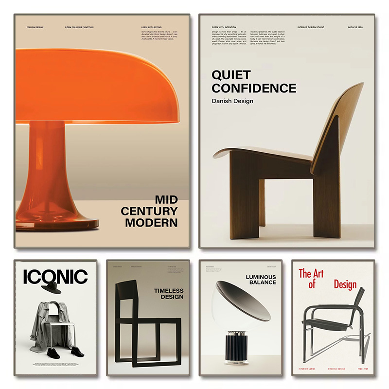 Pôster de Arte em Tela Minimal - Home Office Or avaliação e preço