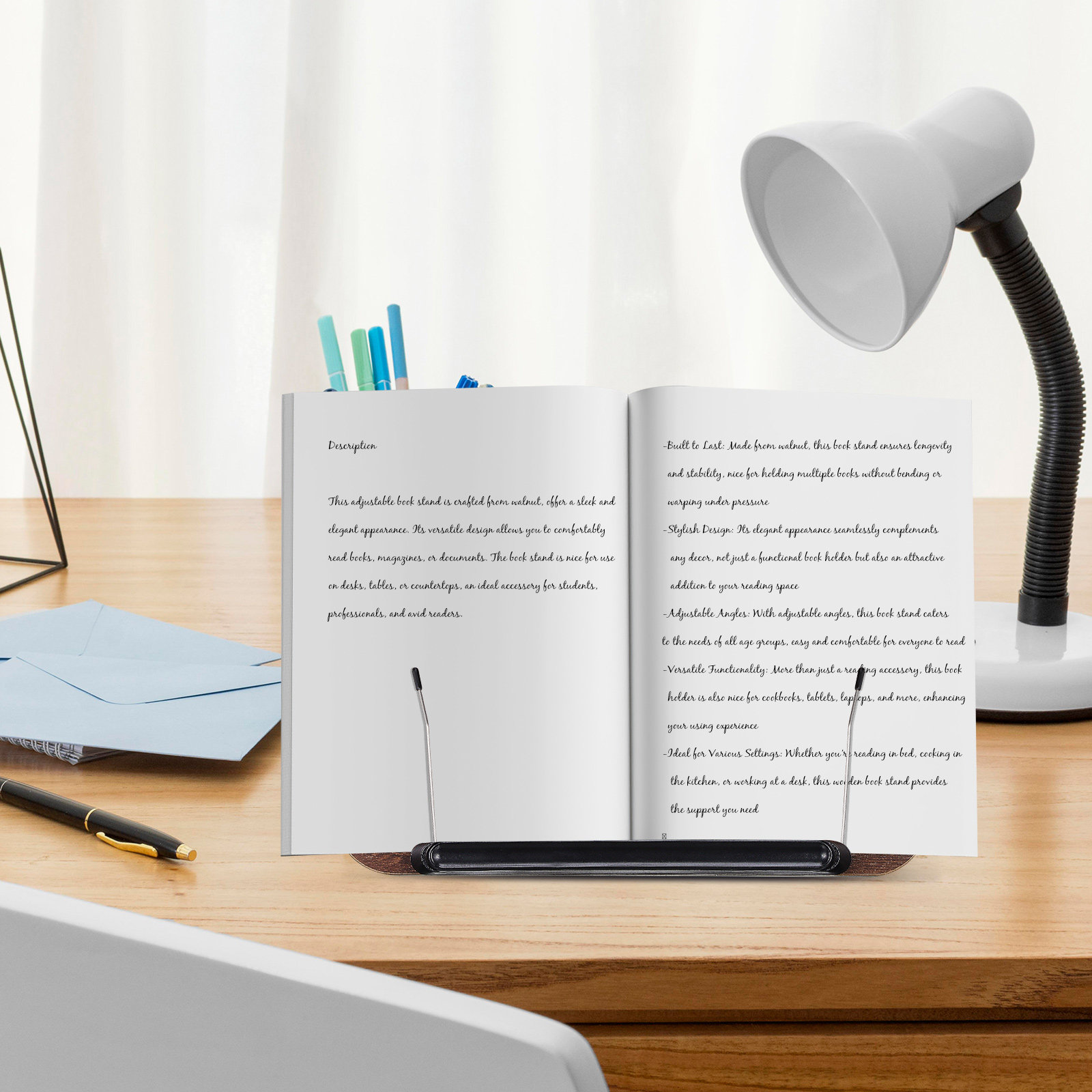 Suporte de Livros Ajustável em - Document Holder Stand avaliação e preço