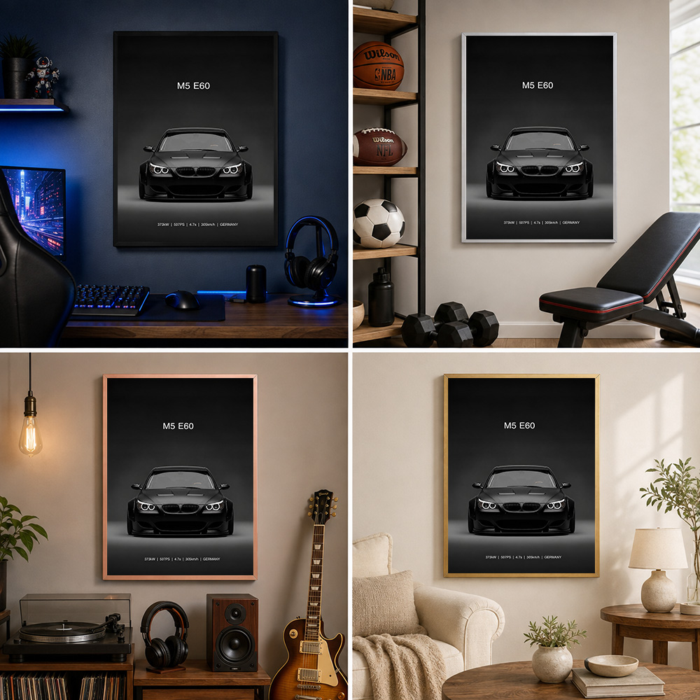 Pôster de metal com imagem de  - Home Office Or avaliação e preço