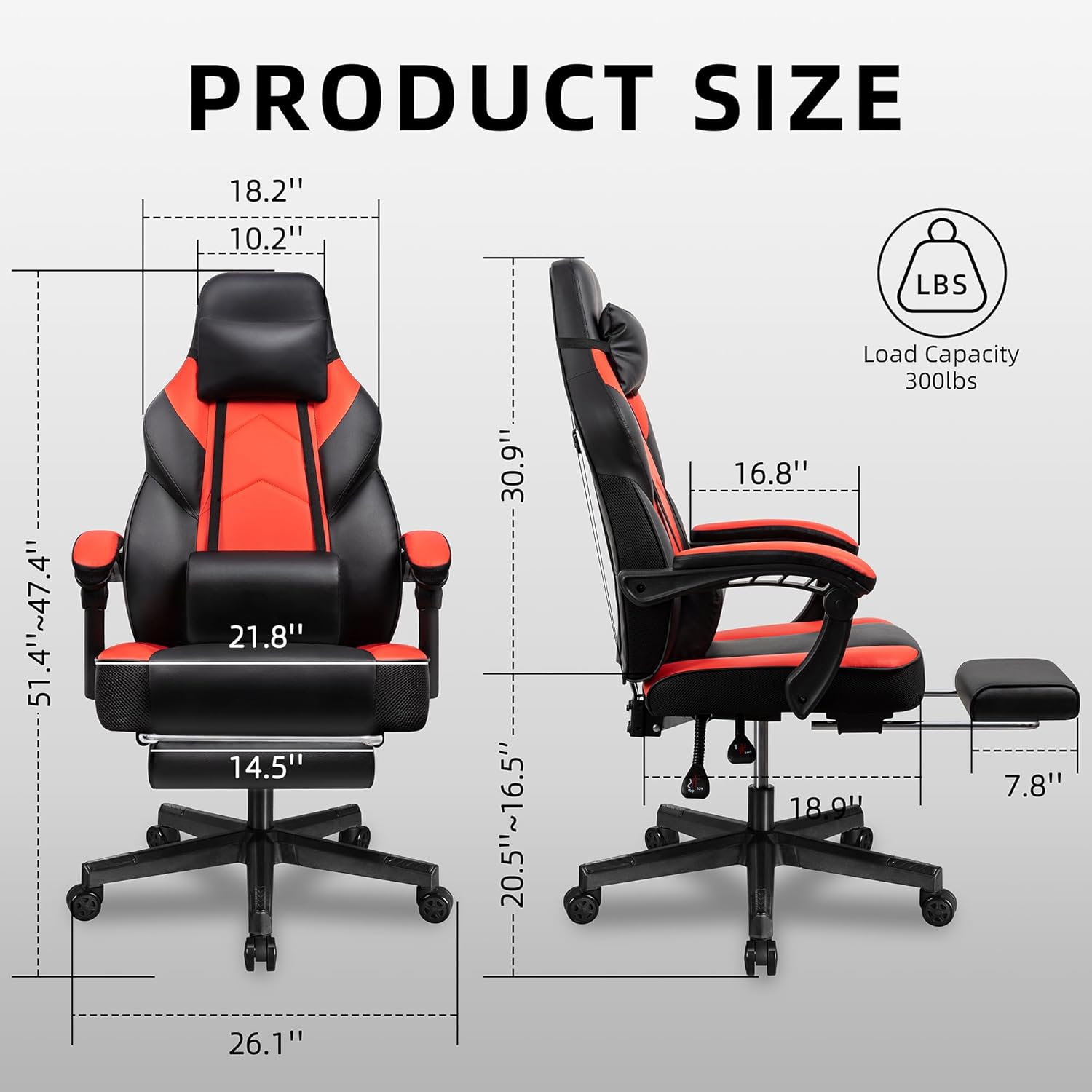 Cadeira Gamer com Apoio para o - Ergonomic Office Chair avaliação e preço