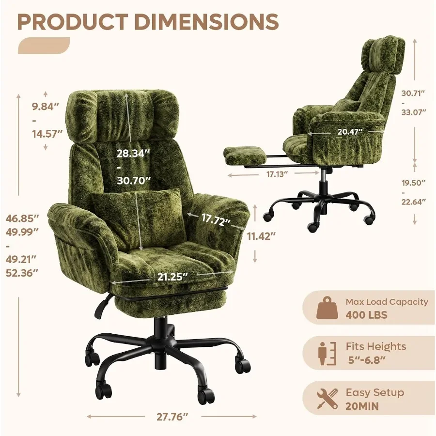 Cadeira de escritório com enco - Ergonomic Office Chair avaliação e preço