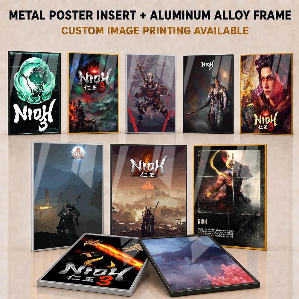 Pôsteres de metal de Nioh com  - Home Office Room Inspiration avaliação e preço