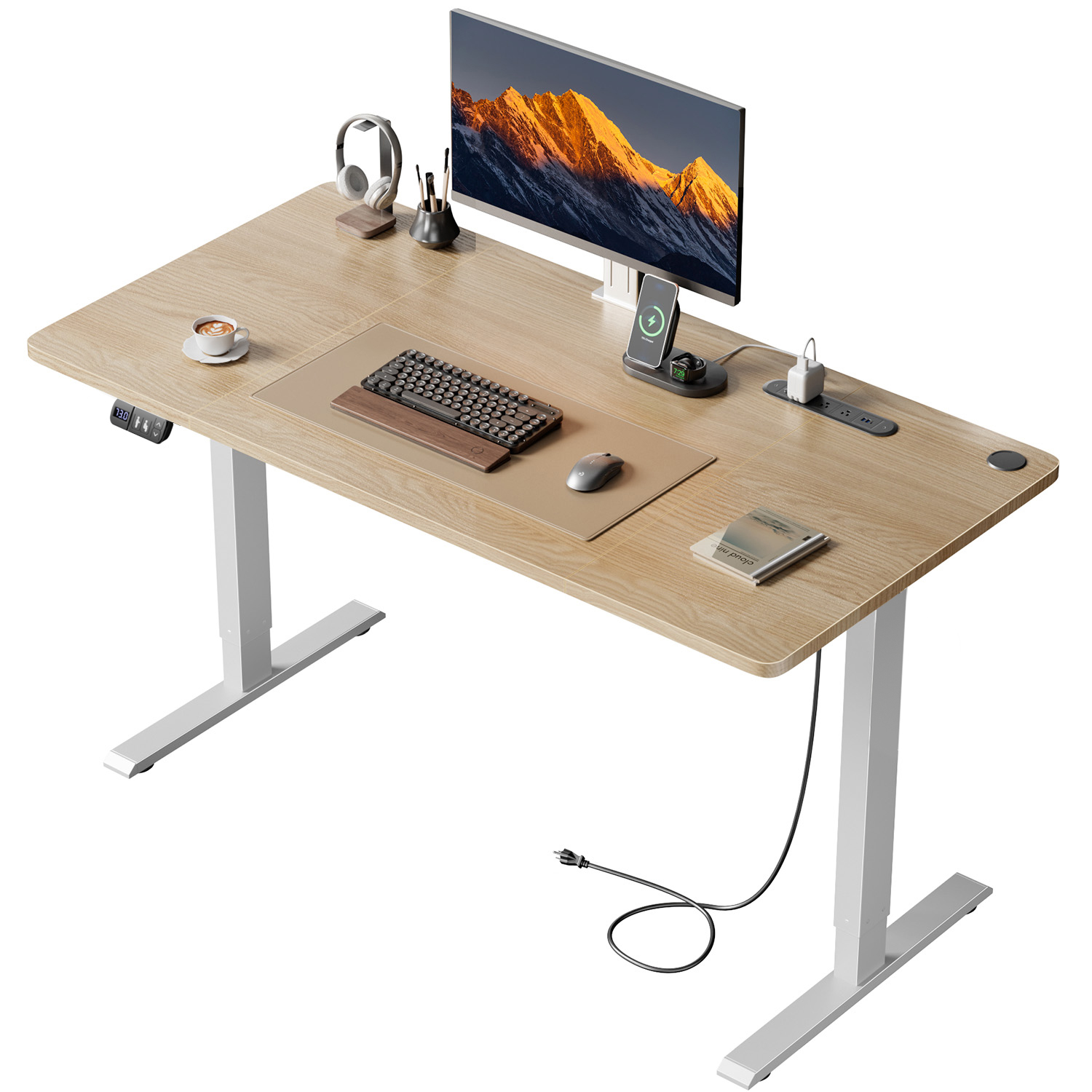 Mesa de escritório elétrica co - Home Office Work Table avaliação e preço